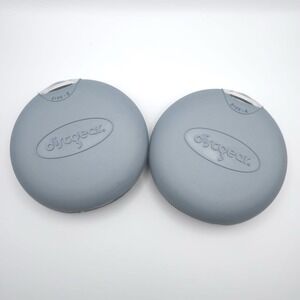 DISCGEAR‎ 2 Pc Grey 22-Disc Each CD DVD Game Holder Hard-Shell Storage Case